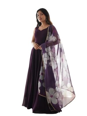 Wedani Georgette Anarkali Kurta Set for Women
