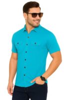 Men's Slim Fit Casual Button-Down Shirt