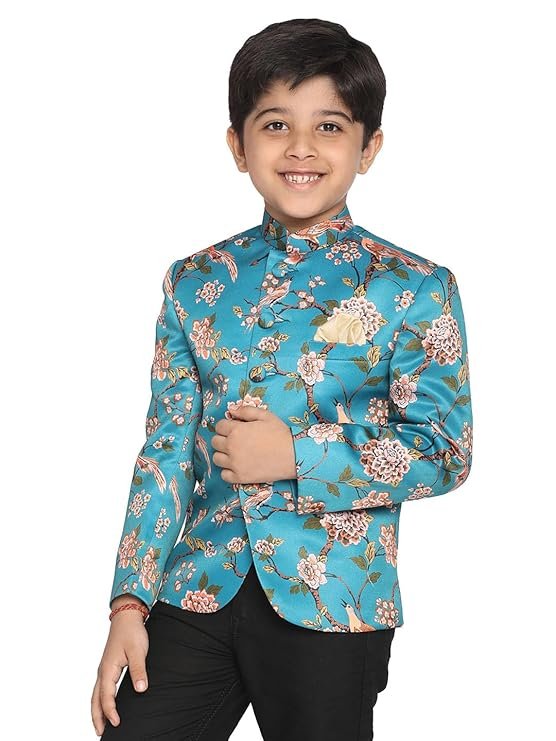 JBN Creation Boys Silk Blend Kurta and Dhoti Set - Ethnic Elegance for Festivals
