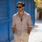 Lymio Men Shirt || Casual Style Striped Full Sleeve Shirt for Man (Available Also Packs) (Crazy-Full)